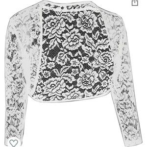 Lace 3/4 sleeve bolero